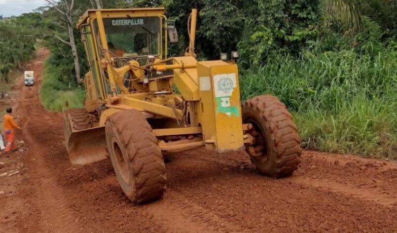 Trecho da RO-370 entre Parecis e Alto Alegre dos Parecis passa por recuperação emergencial
