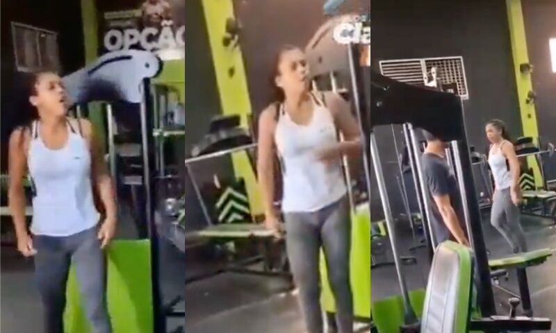 “MEXE COM MEU FILHO!” - Mulher leva ‘socão’ na boca após implicar com criança em academia; veja vídeo
