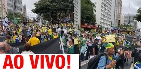 Povo toma conta da Paulista 'Por Anistia!'; veja e acompanhe