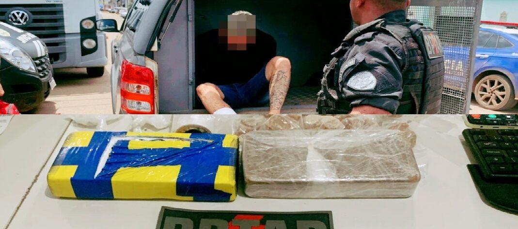 TRAFICANTE COSTUMEIRO - Policiais prendem jovem que transportava mais de 2 kg de drogas na zona sul da capital

 