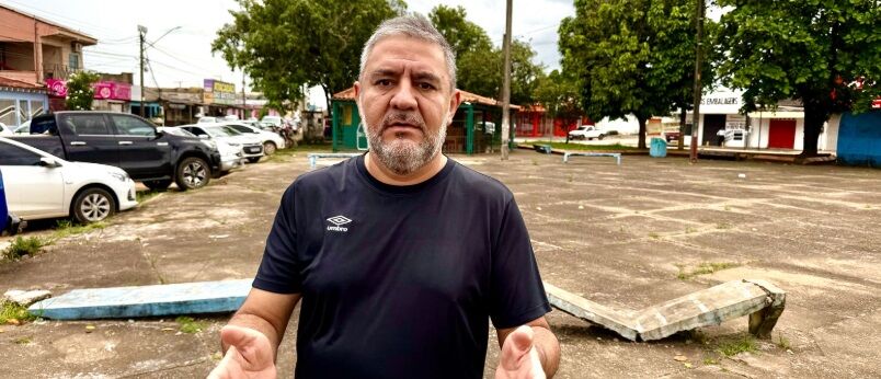 Vereador Everaldo Fogaça visita praça do Bairro Eletronorte a pedido de moradores