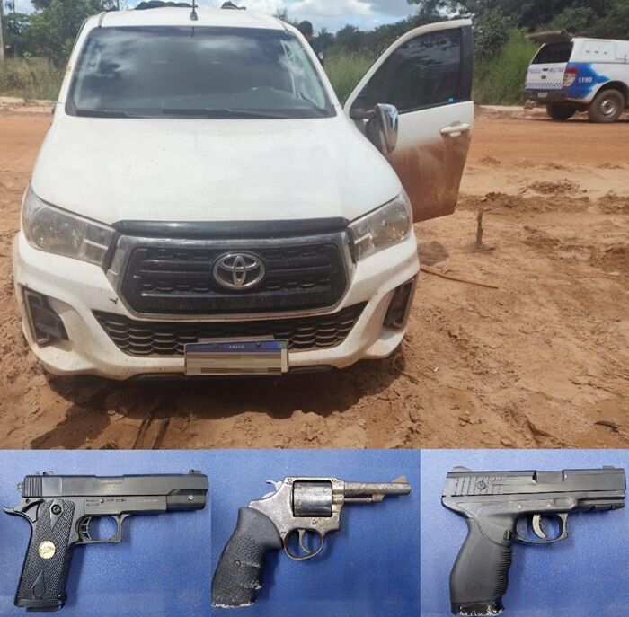 VILHENA – POLÍCIA MILITAR RECUPERA CAMINHONETE ROUBADA NO MATO GROSSO
