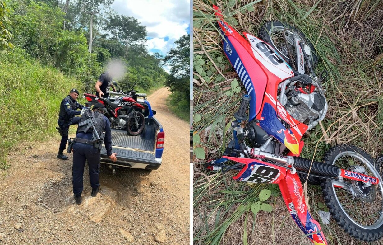LADRÃO PRESO - Polícia Militar recupera motocicletas furtadas

