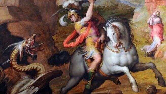DERROTANDO O DRAGÃO DA MALDADE - Hoje, 23, o Brasil celebra São Jorge, o santo guerreiro da Igreja e valente Ogum dos Terreiros