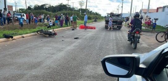 TRÂNSITO FATAL - Grave acidente na Avenida Perimetral deixa um morto e uma mulher ferida

