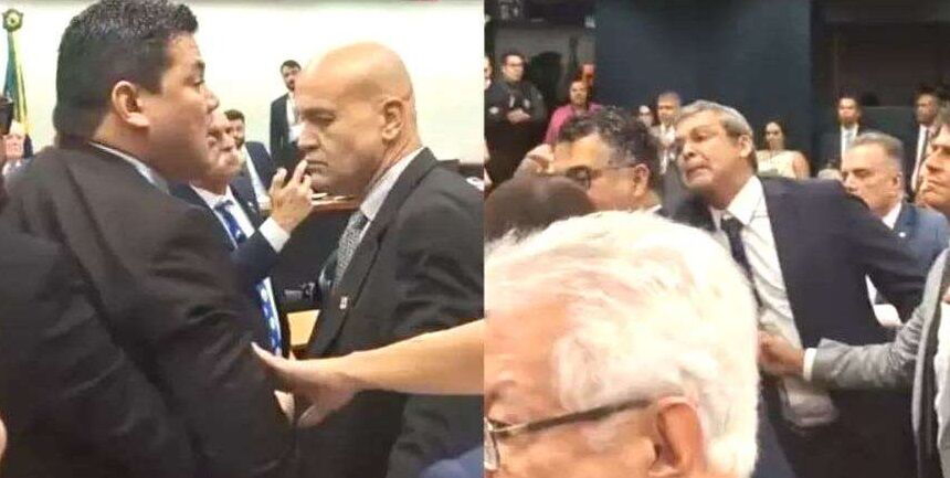 VERGONHA E MOLECAGEM - Lindbergh e Gilvan da Federal brigam no plenário da Câmara (veja o vídeo)

