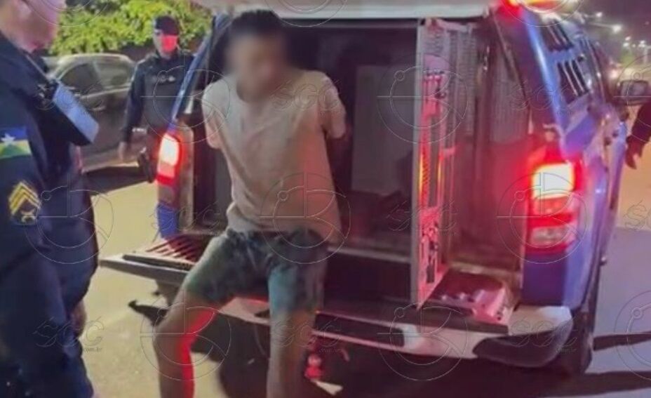 CAPTURADO - Foragido condenado é preso no centro de Porto Velho