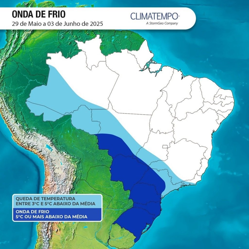 PREPARE-SE RONDÔNIA! - Primeira onda de frio de verdade está chegando! E vem muito forte

