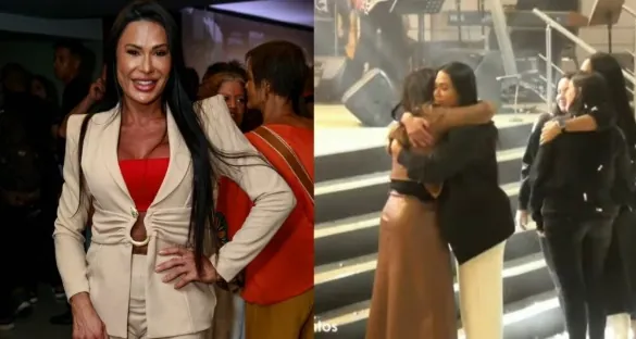 ESPÍRITO SOBREPUJANDO A CARNE - Gracyanne Barbosa aceita Jesus em igreja no Rio de Janeiro; vídeo
