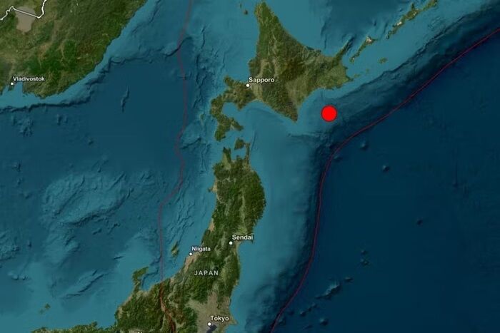 ILHA NO VALE HANKAI - Terremoto de magnitude 6.1 atinge costa do Japão