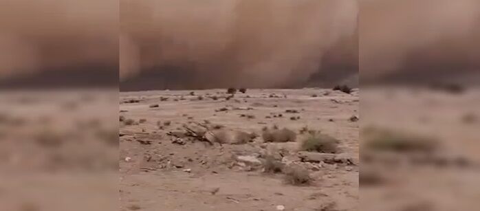 O DIA VIROU NOITE - Tempestade de areia e inundações levam caos ao Oriente Médio. Vídeo