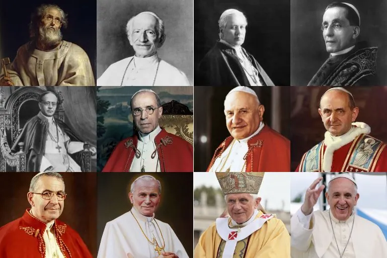 A HISTÓRIA DOS PAPAS - DE SÃO PEDRO A FRANCISCO