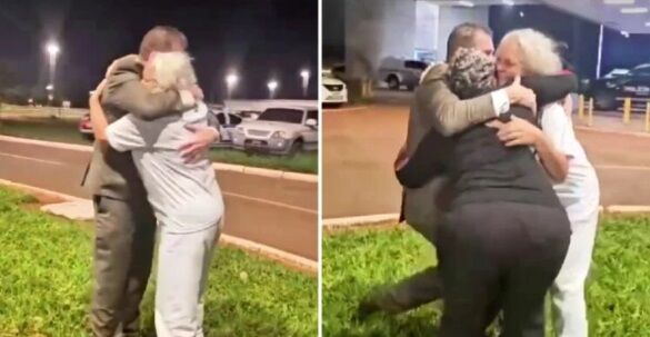 EMOCIONANTE - Veja momento em que Adalgiza deixa prisão