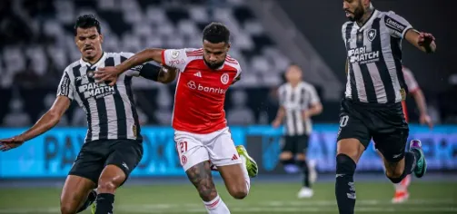 DAQUI A POUCO, AO VIVO - Botafogo x Internacional: onde assistir, horário e escalação do Brasileirão

