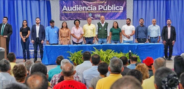 OS RUMOS DA ECONOMIA RURAL - Deputado Luizinho Goebel participa de audiência pública sobre Zoneamento Socioeconômico-Ecológico em São Miguel do Guaporé

