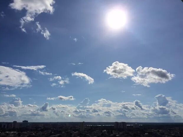 SOL E CÉU AZUL - Sistema de Alta Pressão mantém tempo estável em Rondônia