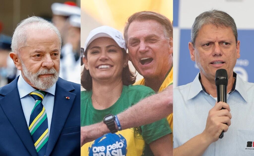 PERDE PARA QUALQUER UM - Lula está empatado com Bolsonaro, Michelle e Tarcísio
