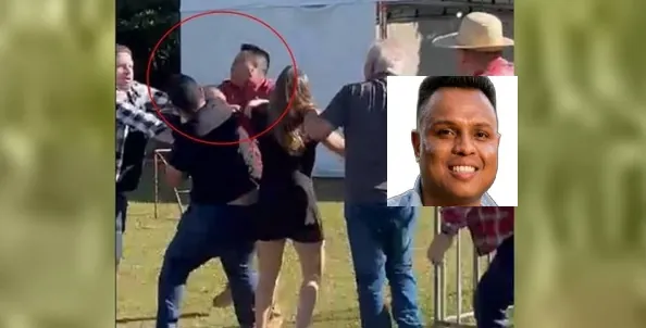 SATANÁS NÃO DÁ TRÉGUA II - Porradaria come solta após pai agredir criança em festa junina
