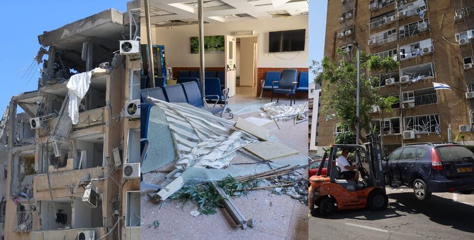 TERRORISTAS ATACAM CIVIS - Míssil do Irã atinge hospital em Israel e deixa 71 feridos. Vídeos