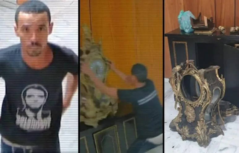 LIBERDADE REVOGADA - Moraes determina prisão de condenado por quebrar relógio em 8/1 e manda investigar juiz que o soltou