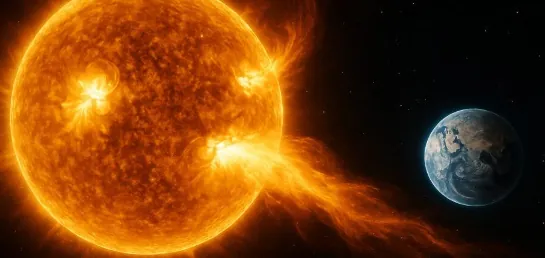 BELO E ASSOMBROSO - Erupção solar extrema interrompe sinais de rádio no Pacífico

