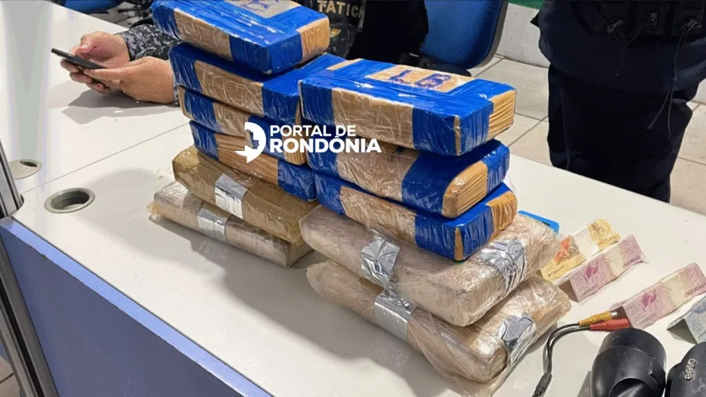 'BOCA-DE-FUMO' AÇAÍ FECHADA - Dois homens e uma mulher são presos com vários tabletes de drogas na zona sul de Porto Velho