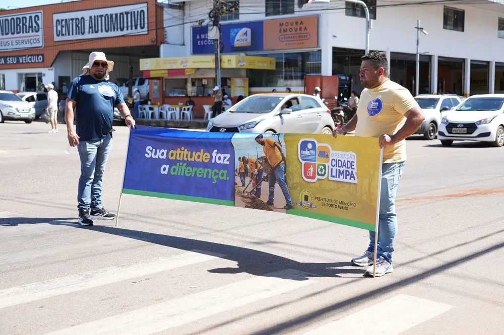 ZONA LESTE - Prefeitura de Porto Velho realiza pit-stop da Operação “Cidade Limpa”

