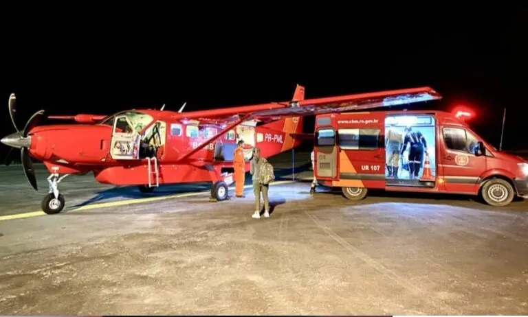 SALVA VIDA AÉREO - Governo de RO realiza transporte aeromédico para salvar vidas e fortalece atendimento a pacientes graves

