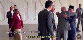 LOUCA E DESESPERADA - “Cadê meus vira-latas?”: Janja reage após jornalistas questionarem Lula sobre tarifaço de Trump 