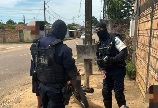 CRIME DESVENDADO - Polícia Militar apreende motocicleta roubada e adulterada durante patrulhamento em Rondônia