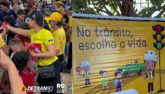 ATOS DE SALVAR VIDAS - Mais de 54 mil pessoas foram alcançadas por ações educativas de trânsito em Rondônia no mês de junho
