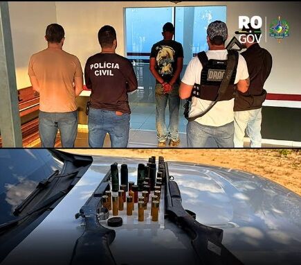 NA CADEIA - FORAGIDO DE ALTA PERICULOSIDADE É PRESO EM RONDÔNIA EM AÇÃO CONJUNTA