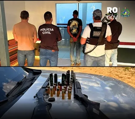 NA CADEIA - FORAGIDO DE ALTA PERICULOSIDADE É PRESO EM RONDÔNIA EM AÇÃO CONJUNTA 