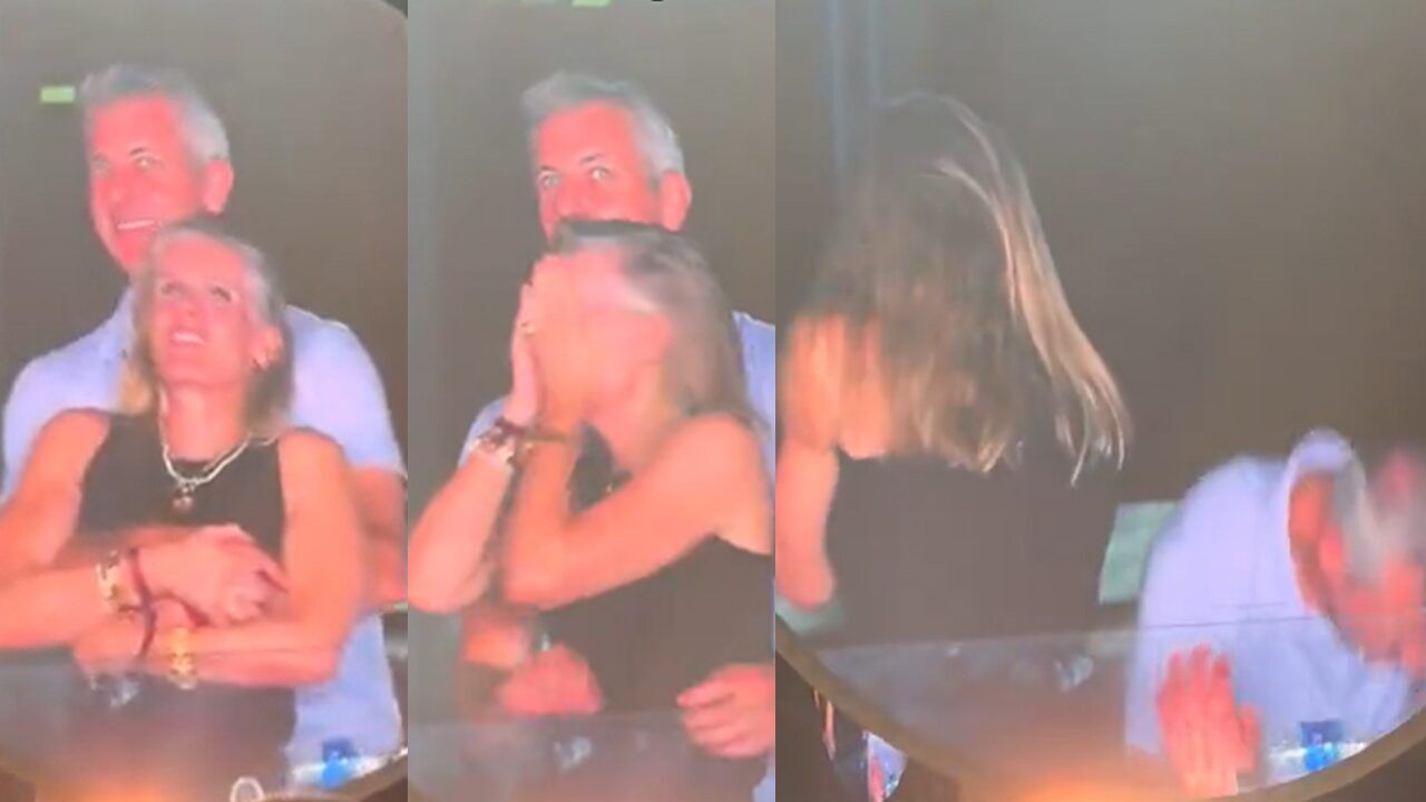 PEGO NO FLAGRA - Empresário é flagrado com amante e exposto em telão durante show do Coldplay
