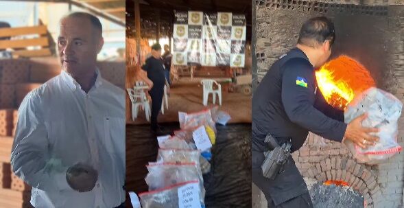 GOLPE NO CRIME - Polícia Civil de Rondônia incinera drogas apreendidas em operações policiais 
