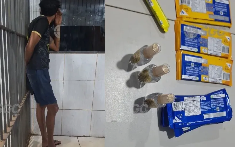 CAPTURADO - Furto de chocolates e óleos acaba em prisão na capital