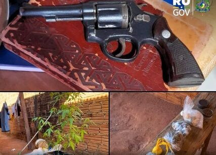EM CEREJEIRAS - OPERAÇÃO POLICIAL RESULTA EM PRISÕES E APREENSÕES DE DROGAS E ARMA DE FOGO