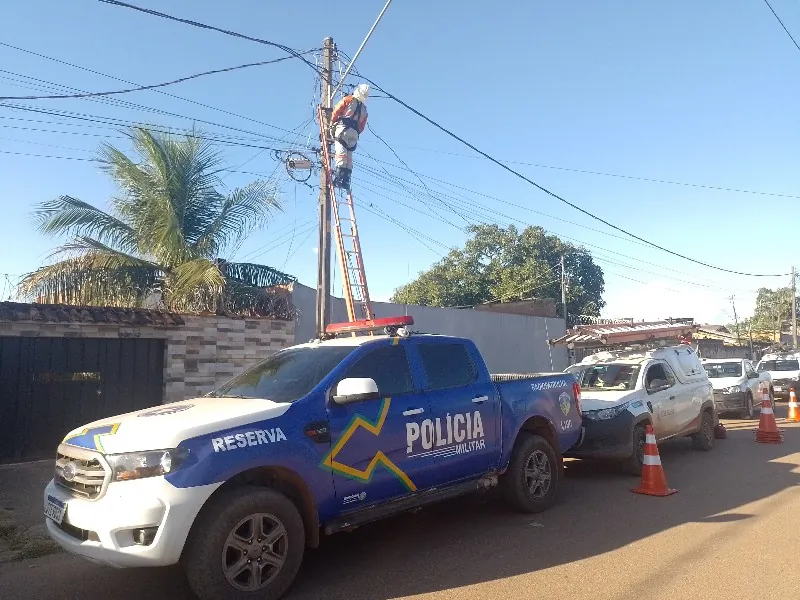 NO FLAGRA - Homem é preso em flagrante por furto de energia no interior

