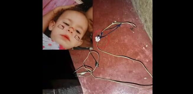 OH JESUS! QUANTA DOR - Tragédia em Machadinho D’Oeste: Criança de dois anos morre eletrocutada dentro de casa 
