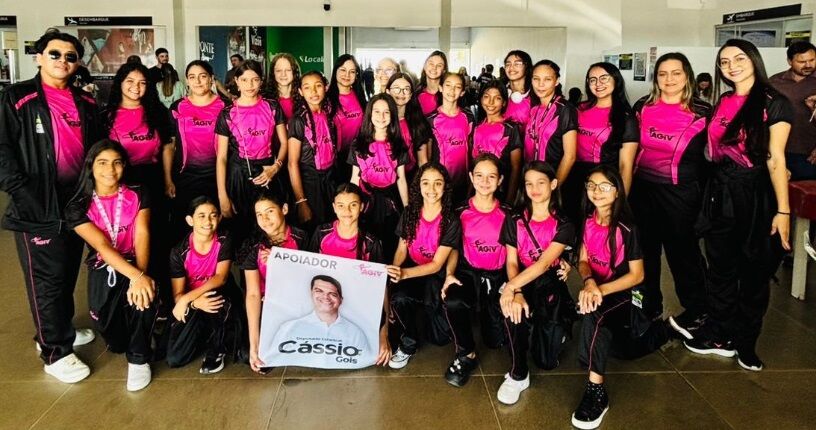 FIZERAM BONITO EM MANAUS - Deputado Cássio Gois e vereador Jander Rocha apoiam atletas da AGIV que conquistam vagas para o Torneio Nacional de Ginástica Rítmica