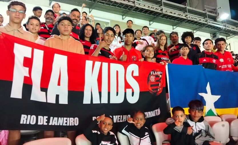 APOIO AO ESPORTE - Com o apoio de Laerte Gomes, jovens de Rondônia têm a oportunidade de brilhar no Flamengo.