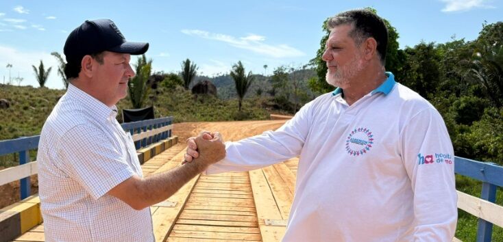 TRAVESSIAS DO MASSANGANO - Pedro Fernandes participa da entrega de duas pontes na Linha C-35 em Monte Negro

