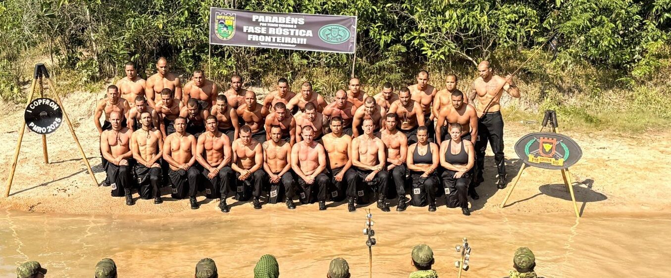 FASE RÚSTICA - ENCERRADA A PRIMEIRA FASE DO I CURSO DE OPERAÇÕES DE FRONTEIRA DA PMRO

