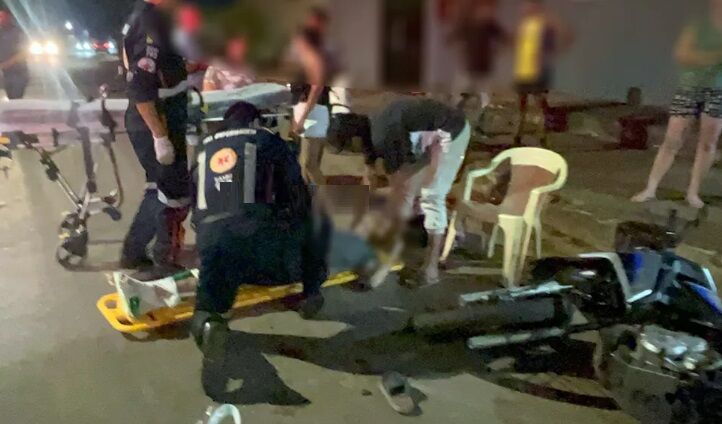 RUAS VIOLENTAS - Cheio do 'mé', suboficial do Polícia Militar causa acidente grave e vai curar a ressaca na cadeia; ferido foi socorrido   
