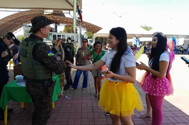 POLÍCIA CIDADÃ - BPA PARTICIPA DE AÇÃO SOCIAL “ROTA DA JUSTIÇA” EM CACOAL E PROMOVE EDUCAÇÃO AMBIENTAL 
