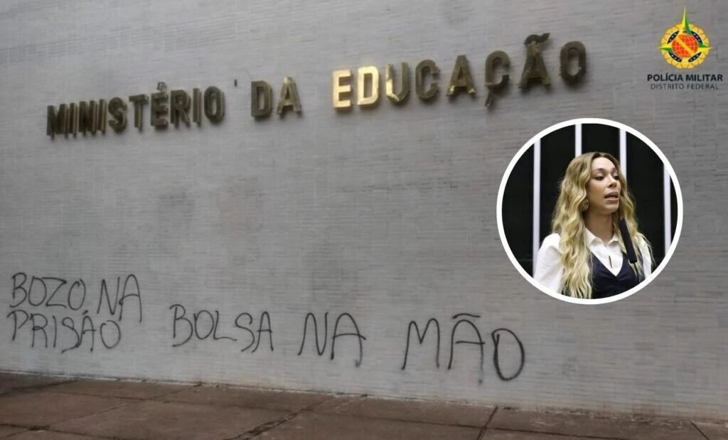 MORAES, CADÊ A PF? - Alvo da PF por pichar prédio do MEC é assessor de Erika Hilton

