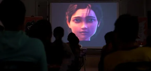 ARTE DE CULTURA NA ESCOLA - Cinema de animação transforma a Escola Prof. Salomão Silva, em Nova Mamoré (RO), durante o FICAR

