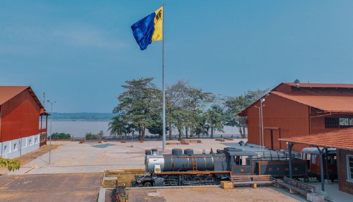 Porto Velho dividida: de um lado a cidade era administrada pelos americanos e do outro, pelos brasileiros