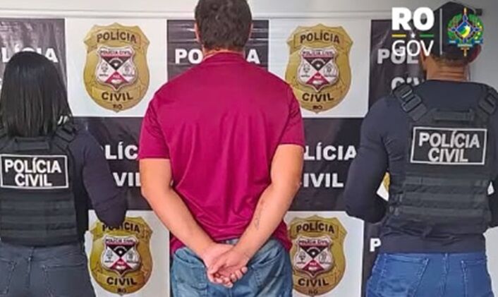 ESTUPRADOR DE VULNERÁVEL - POLÍCIA CIVIL CUMPRE MANDADO DE PRISÃO E APREENDE ARMA DE FOGO EM SÃO FRANCISCO DO GUAPORÉ
