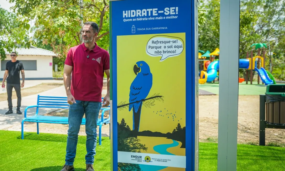 MATE A SEDE - Estações de hidratação estabelecem nova realidade no dia a dia do porto-velhense

